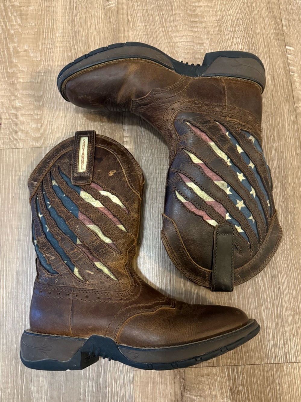 Shyanne Women’s western American flag western boots